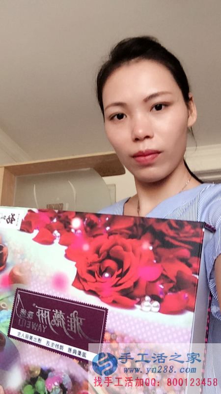 職業(yè)女性兼職好項(xiàng)目，廣西桂林蔣女士工作之余兼職手工活賺錢