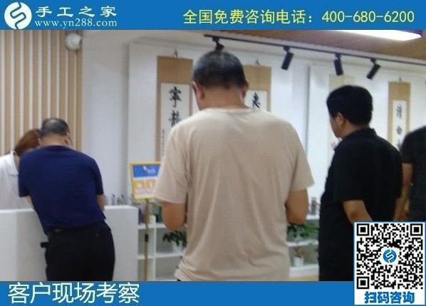 8月13日，找手工活做，拿回家做的手工活，大家都選擇了這里，手工之家接待考察加工合作客戶剪影