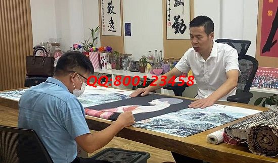 9月17日，想做合格的外發(fā)手工活產(chǎn)品，想象不管用，親自做才行，珠繡拿回家做的手工活很受歡迎，手工之家接待考察合作加工客戶剪影